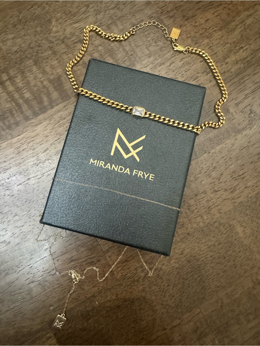 (2) Miranda Frye Gold Necklaces